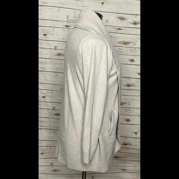 Rachel Zoe super soft grey open cardigan sweater Size XL - Picture 2 of 5